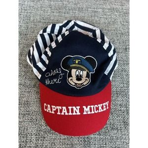 Captain Mickey Mouse Infant Baby Hat Cap Ahoy There 12-18 MO Nautical Sailing